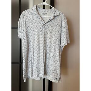 Peter Millar Seaside Cocktail Pima Cotton Polo Size Medium